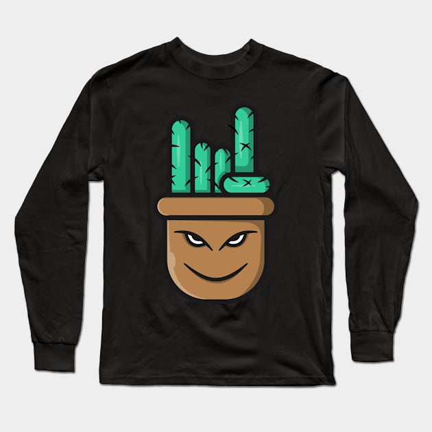 What The Fucculent Cactus Long Sleeve T-Shirt by ARTSYILA